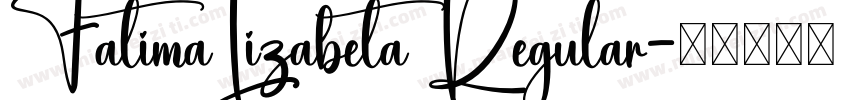 FatimaLizabeta Regular字体转换
